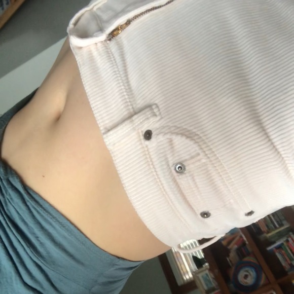 White bootcut corduroys - Picture 3 of 4